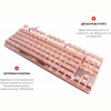 Клавіатура бездротова Motospeed GK82 Outemu Red (mtgk82pmr) Pink USB