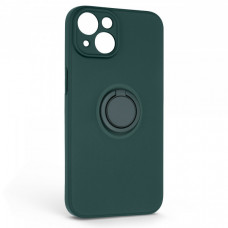 Чохол ArmorStandart Icon Ring для Apple iPhone 14 Dark Green (ARM68691)