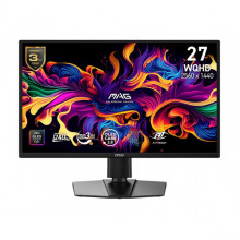 Монітор MSI 26.5" MAG 272QP QD-OLED-X24 2xHDMI, DP, USB-C, Audio, QD-OLED, 2560x1440, 240Hz, 0.03ms, DCI-P3 99%, FreeSync, Pivot, HDR400