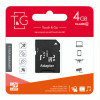 Карта пам`ятi MicroSDHC 4GB Class 4 T&G + SD-adapter (TG-4GBSDCL4-01)