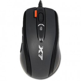 Мишка A4Tech XL-750BK-B Black USB лазерна