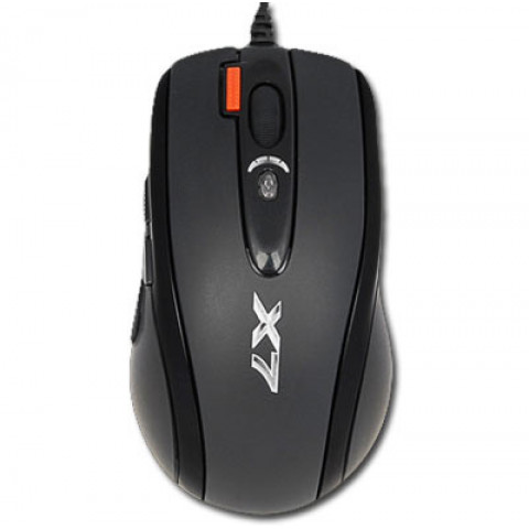 Мишка A4Tech XL-750BK-B Black USB лазерна