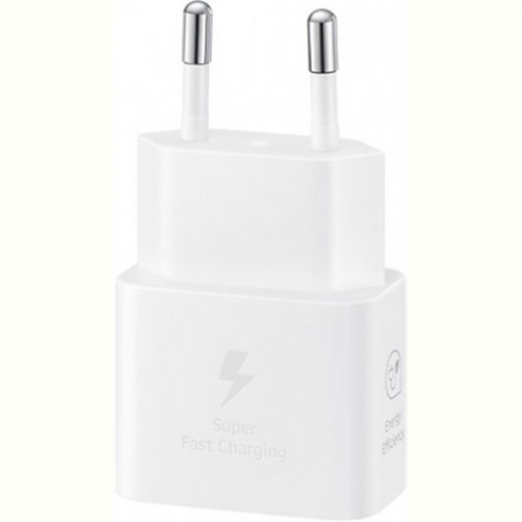 Мережевий зарядний пристрій Samsung 25W Type-C White (EP-T2510NWEGEU)