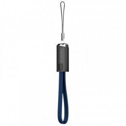 Кабель ColorWay USB-microUSB, 2.4А, 0.22м, Blue (CW-CBUM022-BL)