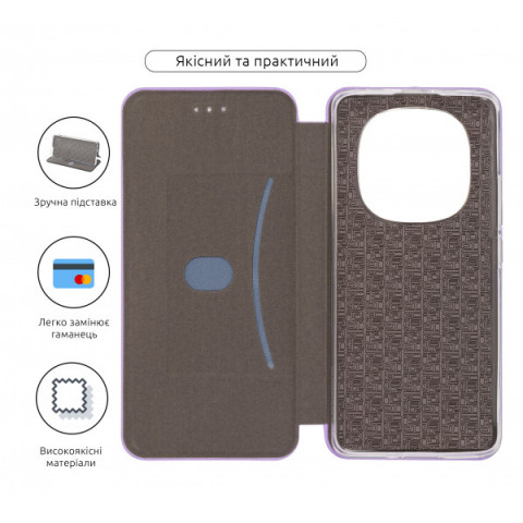 Чохол-книжка ArmorStandart G-Case для Xiaomi Redmi Note 14 Pro 4G Lilac (ARM83382)
