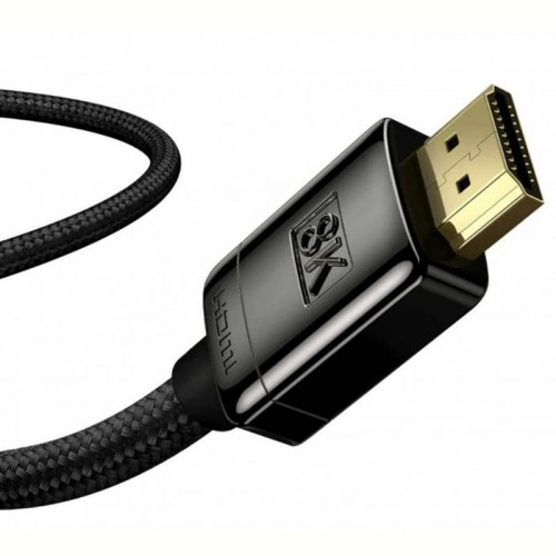 Кабель Baseus High Definition (Zinc alloy) HDMI - HDMI, V2.1 8K, 2м, Black (WKGQ000101)