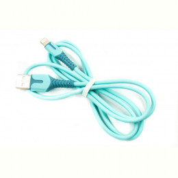 Кабель Dengos USB-Lightning 1м Blue (PLS-L-IND-SOFT-BLUE)