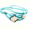 Кабель Dengos USB-Lightning 1м Blue (PLS-L-IND-SOFT-BLUE)