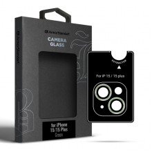 Захисне скло для камери ArmorStandart Supreme Black Icon для iPhone 15/15 Plus Green (ARM76589)