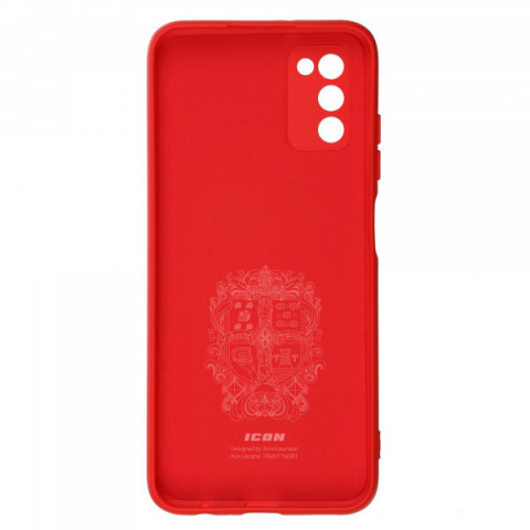 Чохол ArmorStandart ICON для Samsung A03s Camera cover Red (ARM64528)