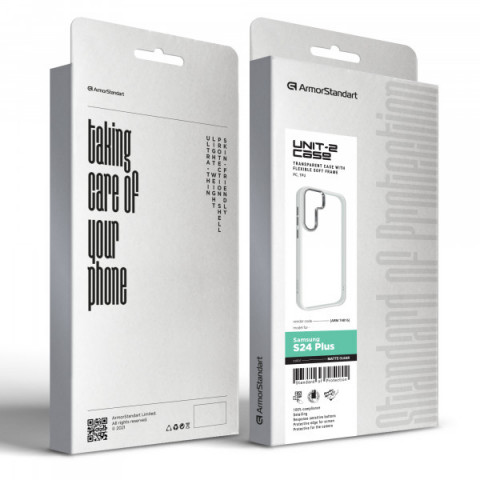 Чохол ArmorStandart UNIT2 для Samsung S24 Plus Matte Clear (ARM74816)
