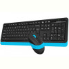 Комплект (клавіатура, мишка) бездротовий A4Tech FG1010S Black/Blue