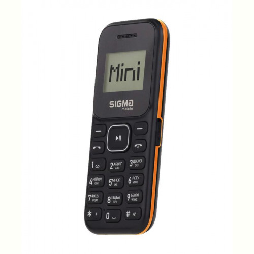 Мобiльний телефон Sigma mobile X-style 14 Mini Dual Sim BlackBlack/Orange