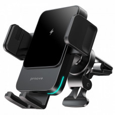 Автомобільний тримач з Бездротовим ЗП Proove Sonic 15W black