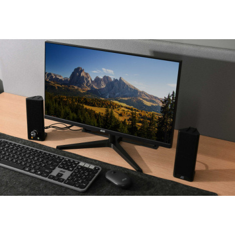 Акустична система 2E PCS203, 2.0, USB, Metal Black