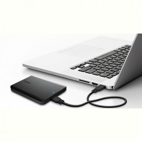 Зовнішній жорсткий диск 2.5" USB 2.0TB Toshiba Canvio Basics EXCL Black (HDTB520MK3AA)