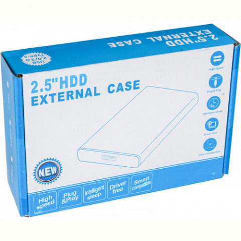Зовнішня кишеня PowerPlant для HDD 2.5" USB3.0 (HC380411)