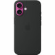 Чохол-накладка Apple Silicone Case with MagSafe для Apple iPhone 16 Black (MYY13)