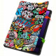Чохол-книжка BeCover Flexible TPU Mate для Samsung Galaxy Tab S9 (SM-X710/SM-X716)/S9 FE (SM-X510/SM-X516B) Graffiti (712534)