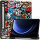 Чохол-книжка BeCover Flexible TPU Mate для Samsung Galaxy Tab S9 (SM-X710/SM-X716)/S9 FE (SM-X510/SM-X516B) Graffiti (712534)
