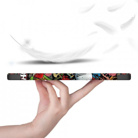 Чохол-книжка BeCover Flexible TPU Mate для Samsung Galaxy Tab S9 (SM-X710/SM-X716)/S9 FE (SM-X510/SM-X516B) Graffiti (712534)