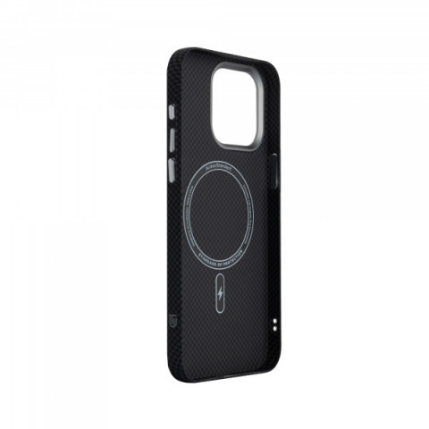 Чохол ArmorStandart LikeCarbon2 MagCase для Apple iPhone 15 Pro Max Kevlar Black (ARM88590)