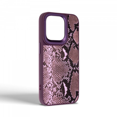 Чохол Harder Genuine Snake для Apple iPhone 14 Pro Dark Purple (ARM76788)
