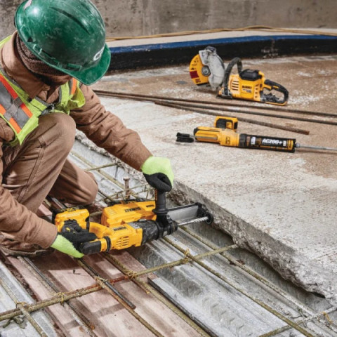 Перфоратор акумуляторний DeWalt SDS PLUS 18В 3Дж 0-1165об/хв 0-4300уд/хв 3 режими, кейс 2.7кг без АКБ і ЗП