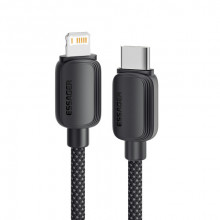 Кабель Essager Breeze USB Type-C - Ligthning (M/M), 20W, 2 м Black (EXCTL-WLA01-P)