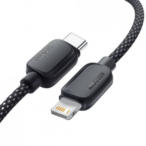 Кабель Essager Breeze USB Type-C - Ligthning (M/M), 20W, 2 м Black (EXCTL-WLA01-P)