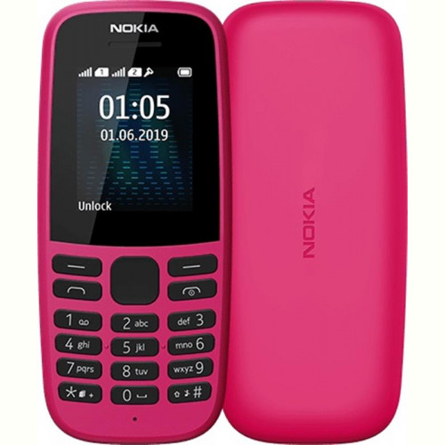 Мобільний телефон Nokia 105 2019 Dual Sim Pink