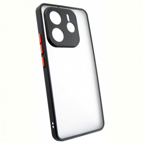 Чохол-накладка Dengos Matt для Xiaomi Redmi Note 14 5G Black (DG-TPU-MATT-155)