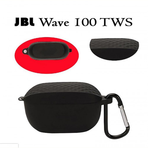 Чохол BeCover Silicon для JBL Wave 100 TWS Black (708606)