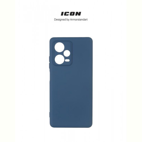 Чохол-накладка Armorstandart Icon для Xiaomi Redmi Note 12 Pro+ 5G Camera cover Dark Blue (ARM65213)