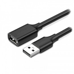 Кабель-подовжувач Ugreen US103 USB - USB (AM-AF), 2 м, Black (10316)