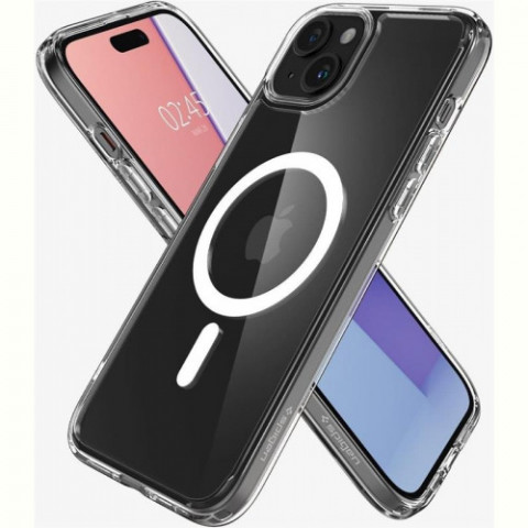 Чохол-накладка Spigen Ultra Hybrid MagFit для Apple iPhone 15 White (ACS06802)