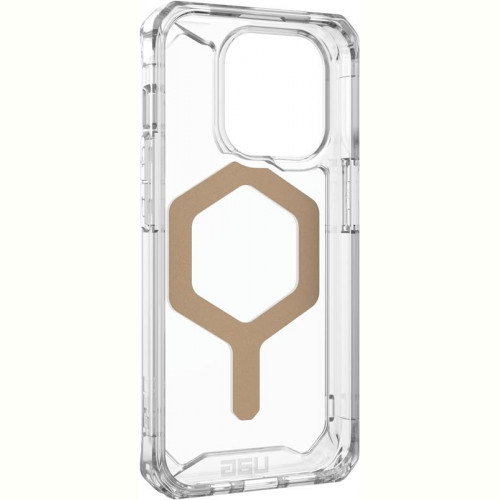 Чохол-накладка Urban Armor Gear Plyo Magsafe для Apple iPhone 15 Pro Ice/Gold (114286114381)