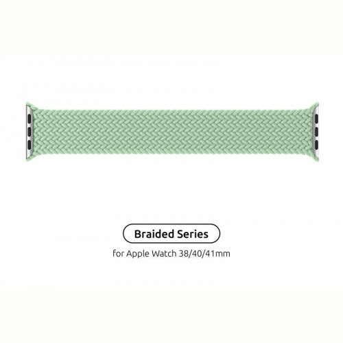 Ремінець Armorstandart Braided Solo Loop для Apple Watch 38mm/40mm/41mm Mint Size 4 (132 mm) (ARM64901)