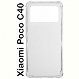 Чохол-накладка BeCover Anti-Shock для Xiaomi Poco C40 Clear (707890)
