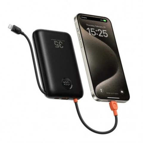 Зовнішній акумулятор Power Bank VEGER 20000mAh 35W Black (VG-W2068)