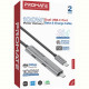Кабель Promate USB Type-C - USB Type-C (M/M), 5A, 100W, 1.5 м, Black (portlink-c3.black)