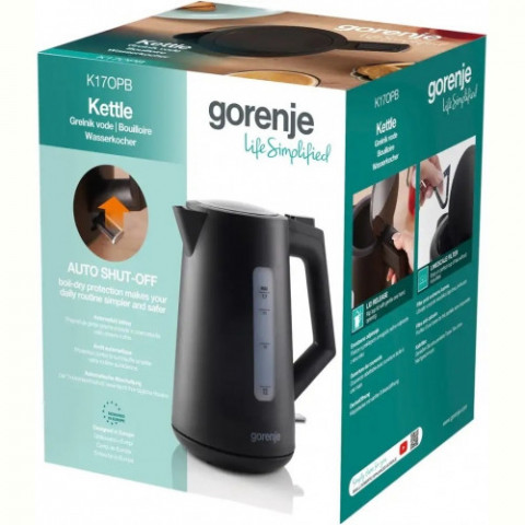 Електрочайник Gorenje K17OPB
