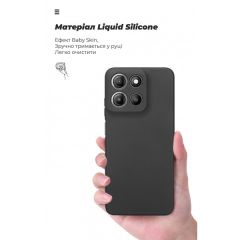 Чохол ArmorStandart ICON для Motorola G15 Camera cover Black (ARM82986)