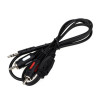 Аудіо-кабель Atcom (10810) mini-jack 3.5мм(M)-2xRCA(M) 0.8м пакет