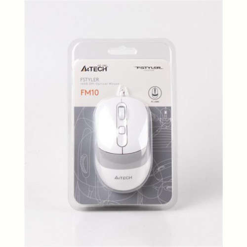 Мишка A4Tech FM10 White USB