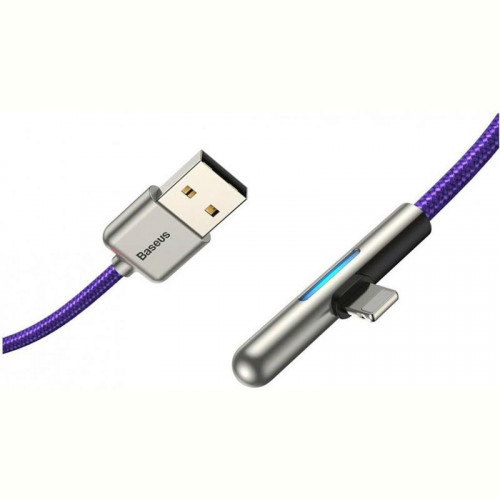 Кабель Baseus Iridescent Lamp Mobile Game USB3.1-Lightning 1.5A, 1м, Purple (CAL7C-A05)