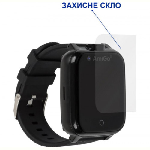 Дитячий смарт-годинник AmiGo GO006 GPS 4G WIFI Videocall Black