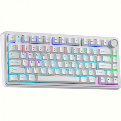 Клавіатура Aula F75 White (6948391202839)