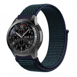 Ремінець BeCover Nylon Style для Samsung Galaxy Watch 46mm/Watch 3 45mm/Gear S3 Classic/Gear S3 Frontier Blue-Green (705868)