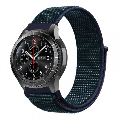 Ремінець BeCover Nylon Style для Samsung Galaxy Watch 46mm/Watch 3 45mm/Gear S3 Classic/Gear S3 Frontier Blue-Green (705868)